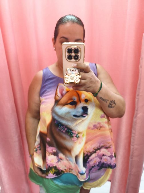 Camiseta tirantes Shiba - Imagen 2