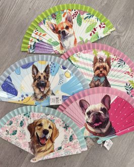 Abanico mini perritos