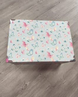Caja almacenaje mariposas