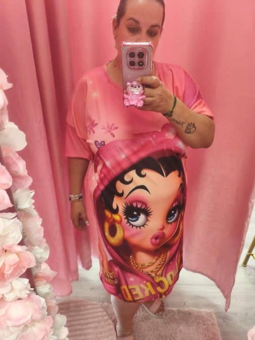 Vestido curvy Betty Boop