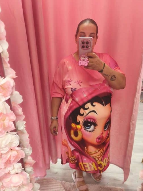 Vestido curvy Betty Boop - Imagen 4