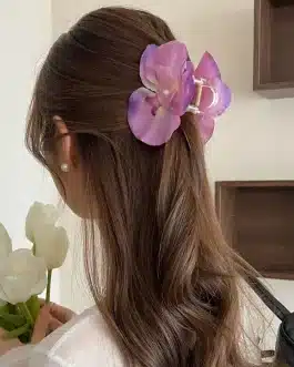 Pinza para el pelo orquídea