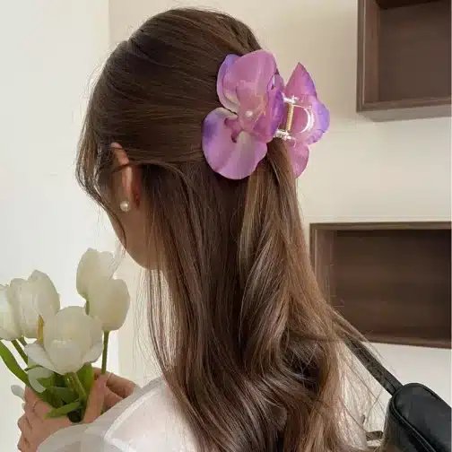 Pinza para el pelo orquídea - Imagen 2