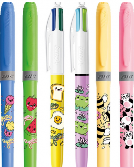 Bolígrafos bic Kawaii