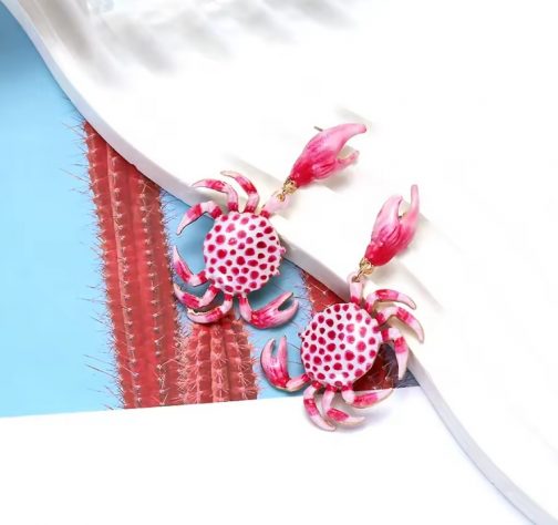 Pendientes cangrejo grandes - Imagen 2