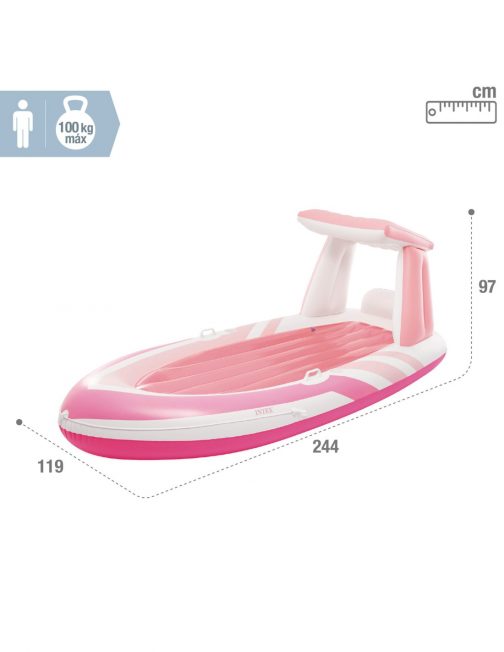 Hinchable lancha Pink paradise - Imagen 7