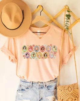 Camiseta retratos Princesas Disney