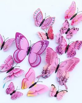 Imanes mariposas rosas