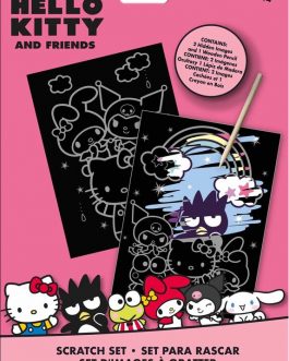 Set de Papelería Scratch Art Hello Kitty