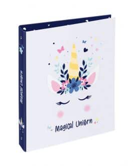 Carpeta anillas magical unicorn