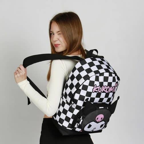 Mochila Kuromi cuadros - Imagen 5