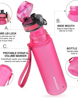 Botella deportiva space rosa