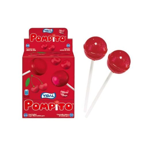 Pompito cereza chicle