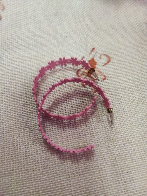 Pendientes aros flores - Imagen 5