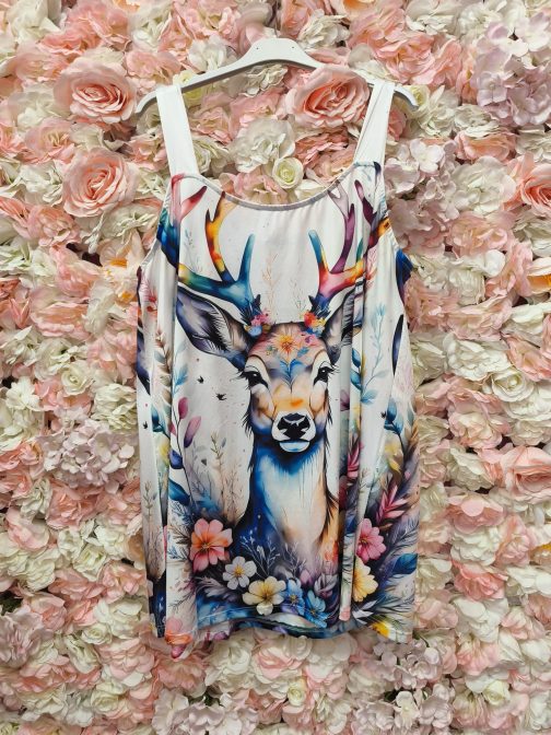 Camiseta tirantes ciervo