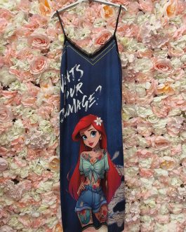 Vestido lencero Ariel tattoo