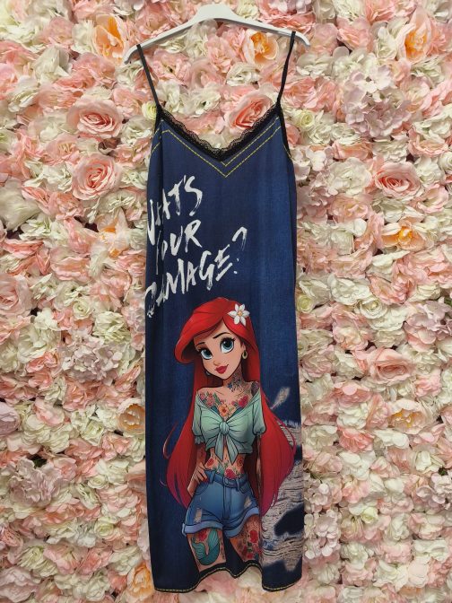 Vestido lencero Ariel tattoo