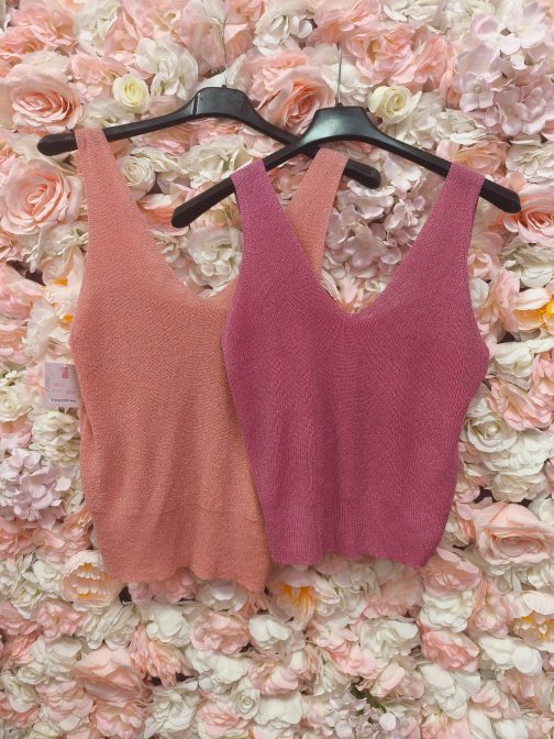 Top brilli rosa