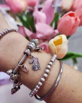(PREVENTA) Charm plata Todo Pink