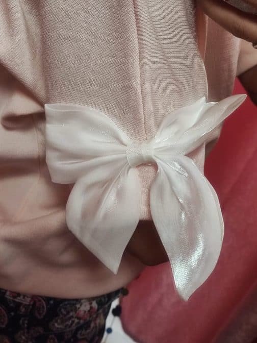 Camiseta lazo chic - Imagen 3