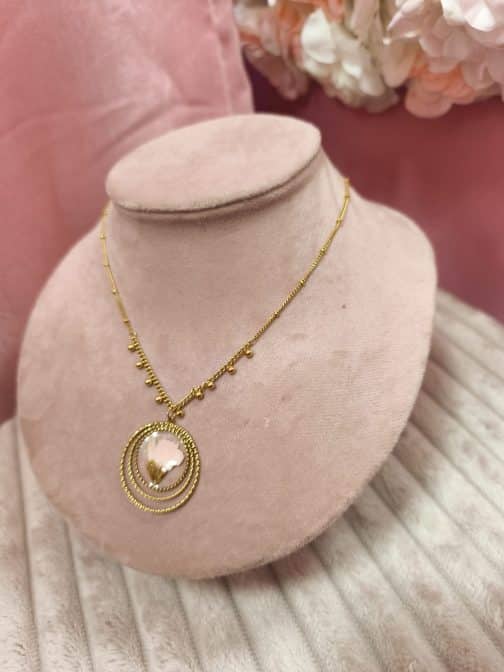 Collar flor preservada - Imagen 3