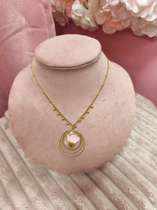 Collar flor preservada - Imagen 2