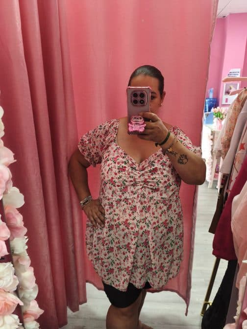 Camiseta curvy romántica Lavinia - Imagen 2