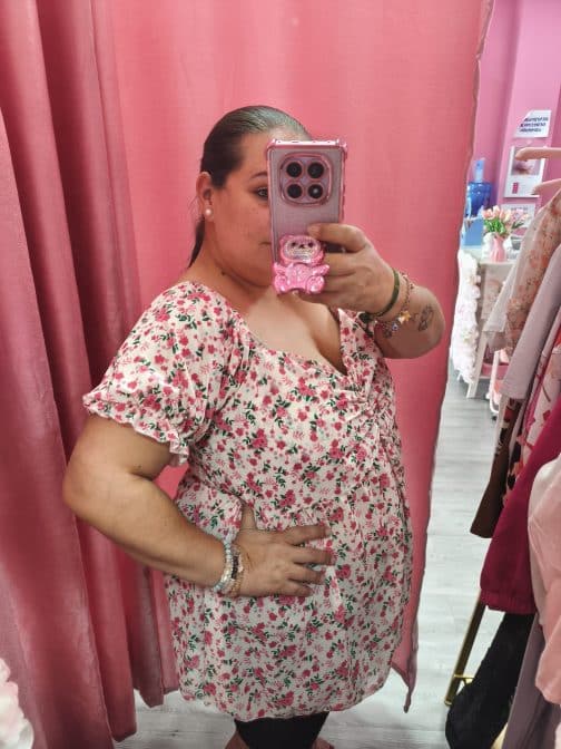 Camiseta curvy romántica Lavinia - Imagen 4