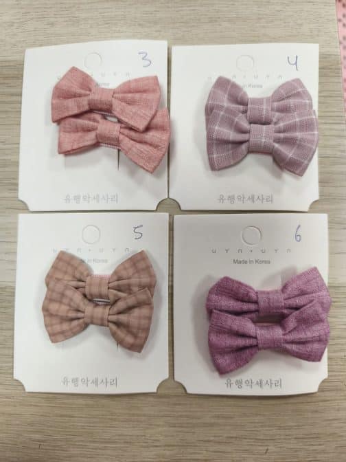 Lacitos para el pelo bebé