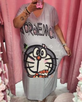 Vestido curvy Doraemon
