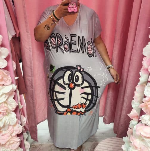 Vestido curvy Doraemon