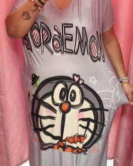 Vestido curvy Doraemon