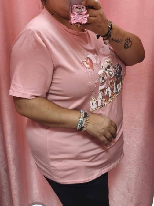 Camiseta curvy perros fiesteros - Imagen 3