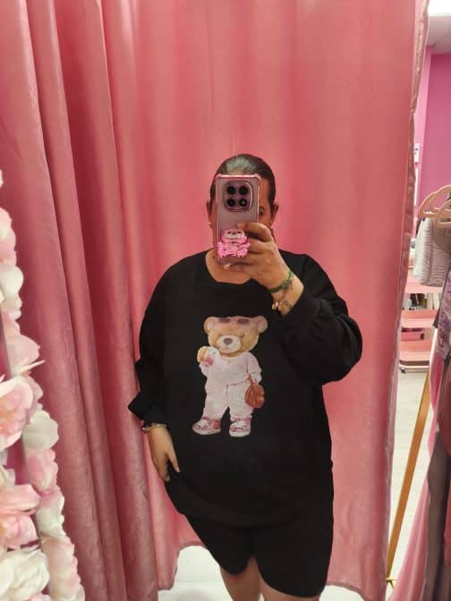 Sudadera curvy oso love - Imagen 3