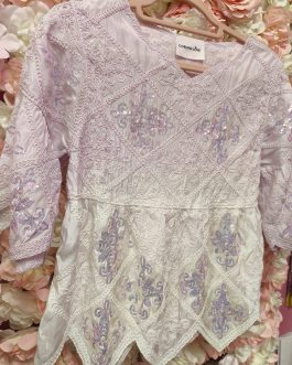Blusa lentejuelas lavanda