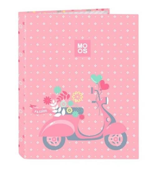 Carpeta anillas moto Moos