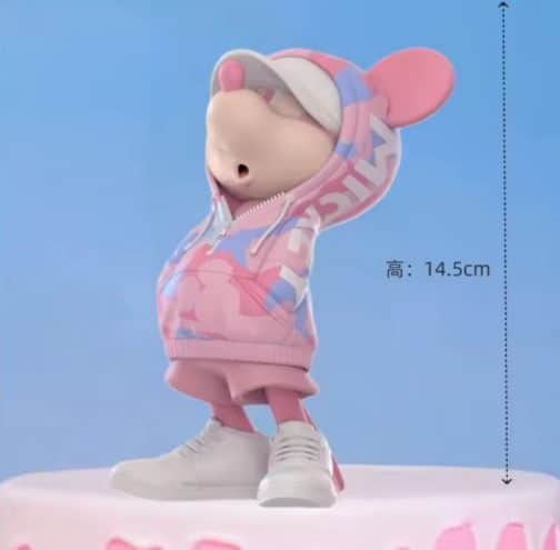 Figuras Mickey y Minnie rosas - Imagen 2