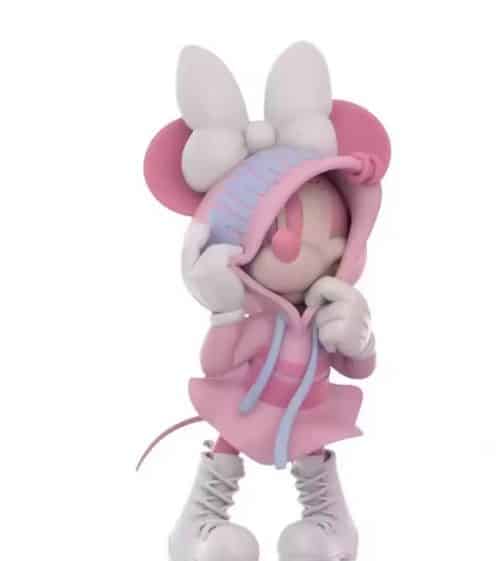 Figuras Mickey y Minnie rosas - Imagen 3
