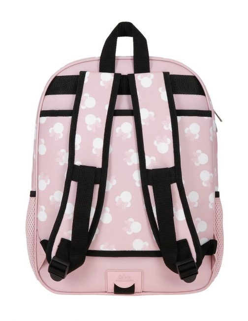 Mochila Minnie Mouse rosa con pompón - Imagen 5