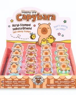 Sellos colores capibara