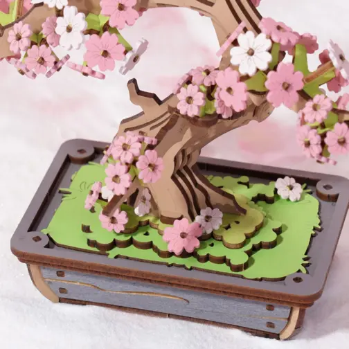 Puzzle 3D árbol Sakura - Imagen 3