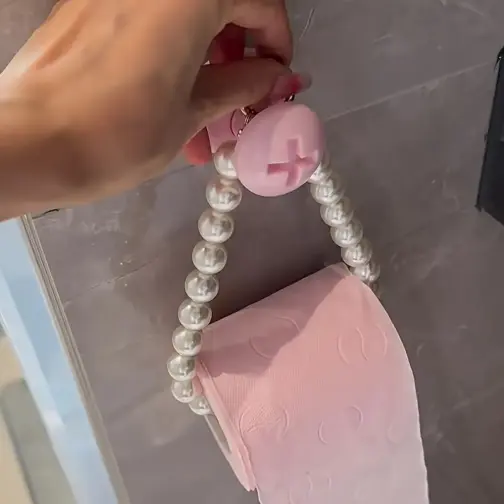 Cadena perlas para papel higiénico - Imagen 3