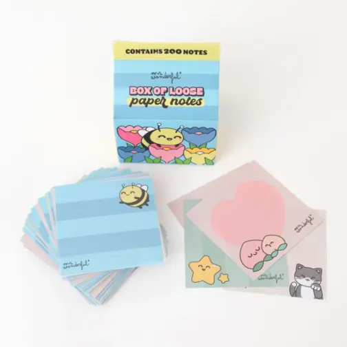 Cajita con notas adhesivas animales Mr Wonderful - Imagen 2