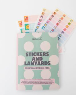 Stickers y lanyard Mr wonderful
