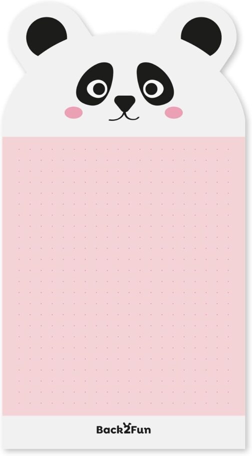 Notas adhesivas oso rosa o panda - Imagen 7