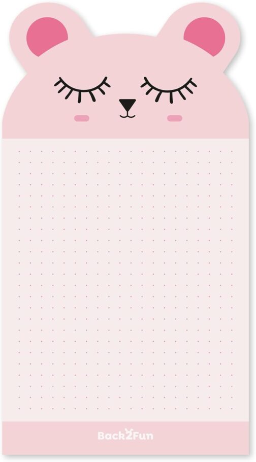 Notas adhesivas oso rosa o panda - Imagen 3