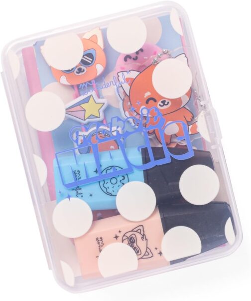 Kit decorar agenda panda rojo - Imagen 3