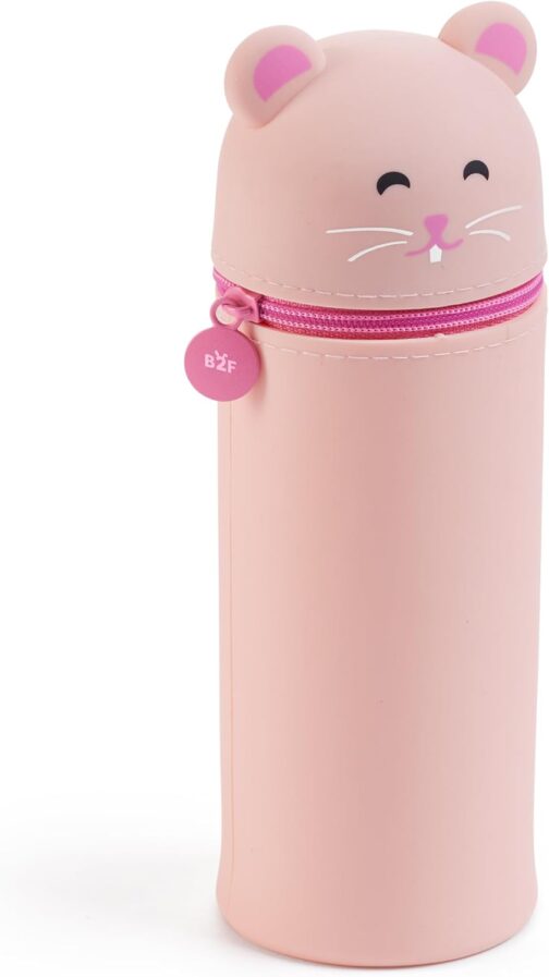 Estuche hamster rosa