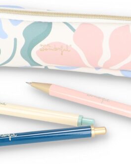 Set escritura Mr Wonderful flores