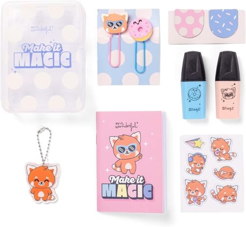 Kit decorar agenda panda rojo - Imagen 2
